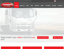 Tablet Screenshot of isuzutruckworld.co.za